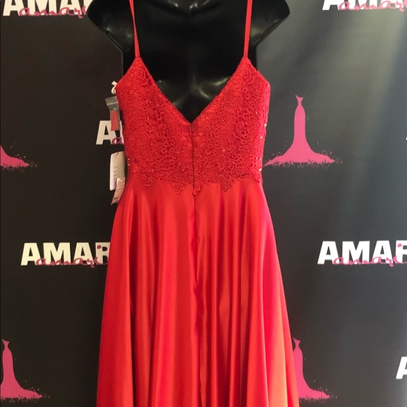 Alyce Paris secret dress 1555 size 4 red - Picture 2 of 3